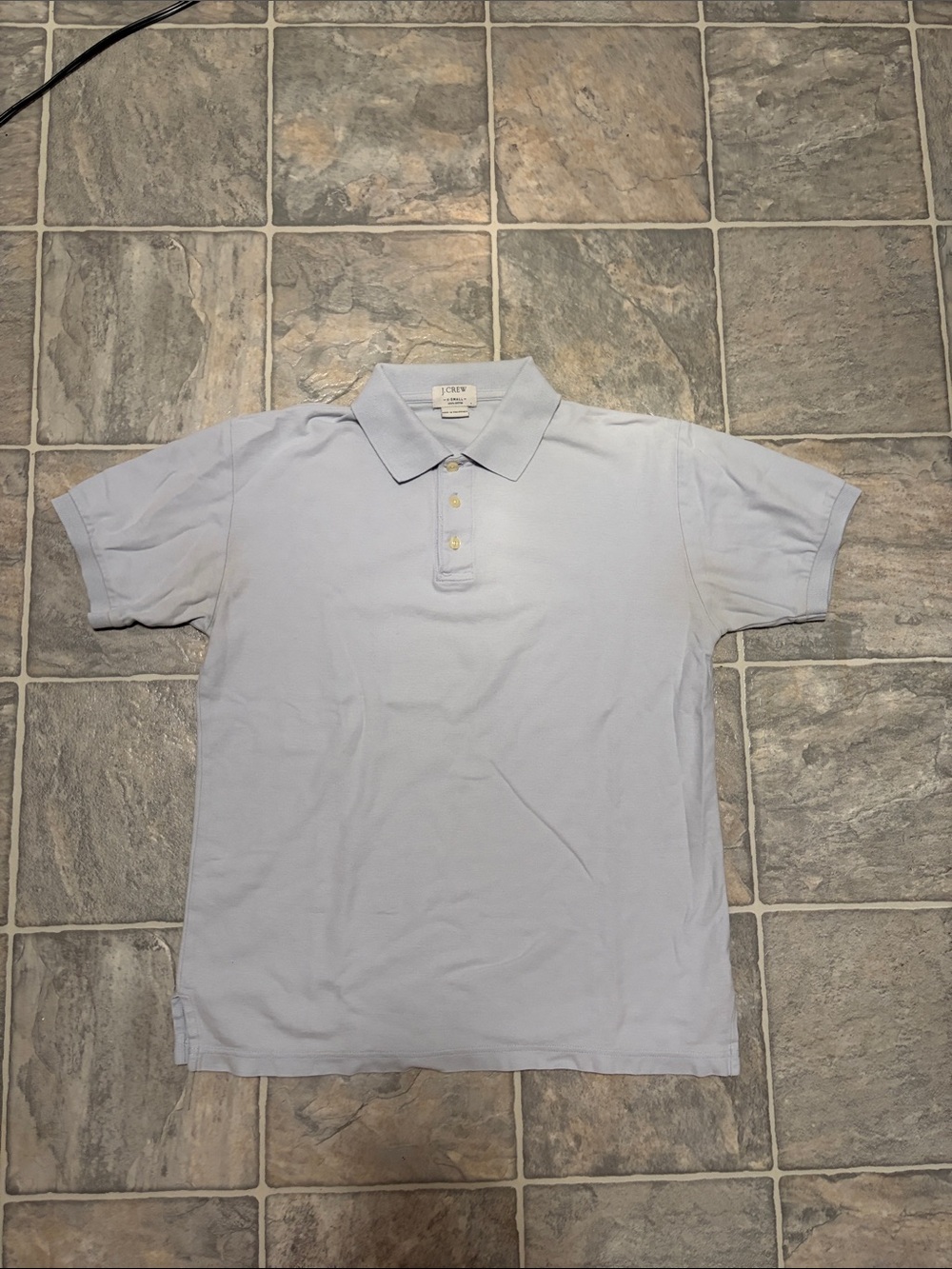 J. Crew Men's Pale Blue Classic Polo